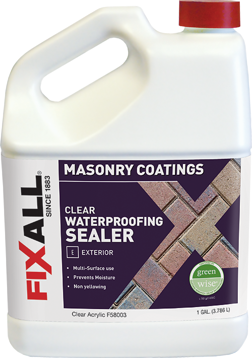 Clear Waterproofing Sealer - FixALL Paint